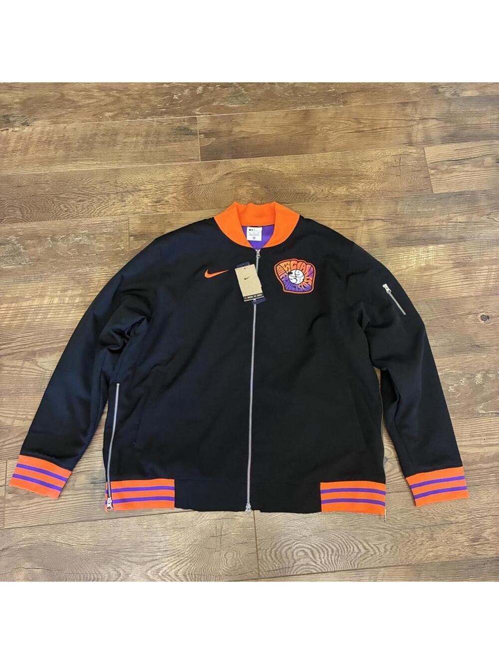 Nike San Francisco Giants black fleece lined bomber jacket XXL